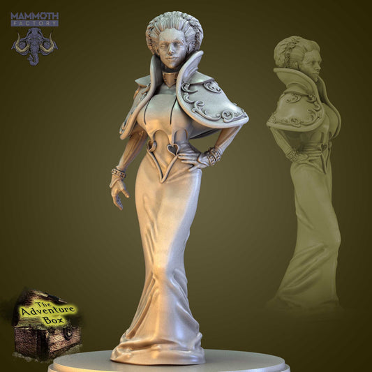 Morthana – Figur einer menschlichen Priesterin 12.000 14.000 + BONUS-Druck 3D-RPG-Miniatur-Geschenkidee Mini | Dungeons & Dragons | Tabletop | Mammut