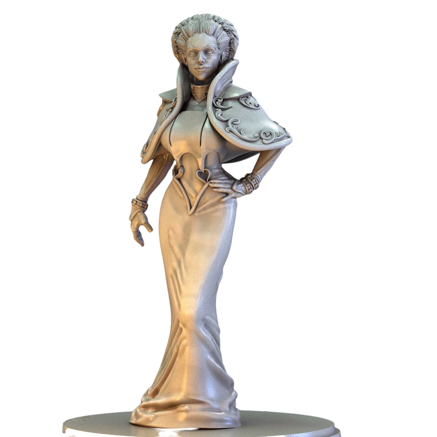 Morthana – Figur einer menschlichen Priesterin 12.000 14.000 + BONUS-Druck 3D-RPG-Miniatur-Geschenkidee Mini | Dungeons & Dragons | Tabletop | Mammut
