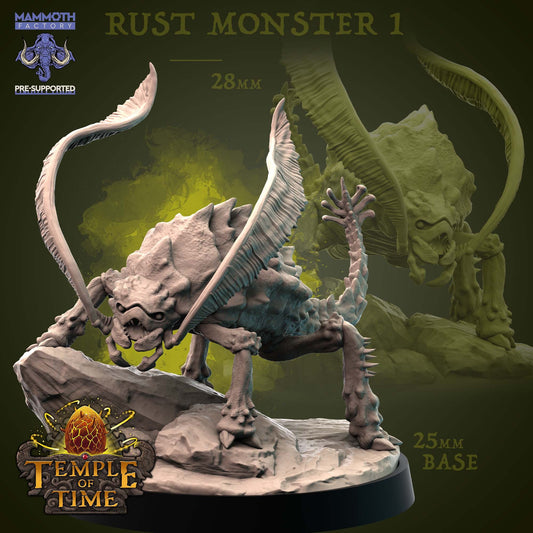 Rust - Monster-Insektenfigur 12k 14k + BONUS-Druck 3D-RPG-Miniatur-Geschenkidee Mini | Dungeons & Dragons | Tabletop | Mammut