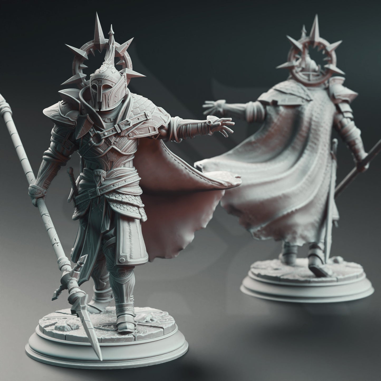 Roland Pflichtbewusster Leibwächter Ritter Paladin Figur dnd + BONUS Druck 3D 14k Miniatur Geschenkidee Mini | Dungeons & Dragons | Tabletop | DM Stash