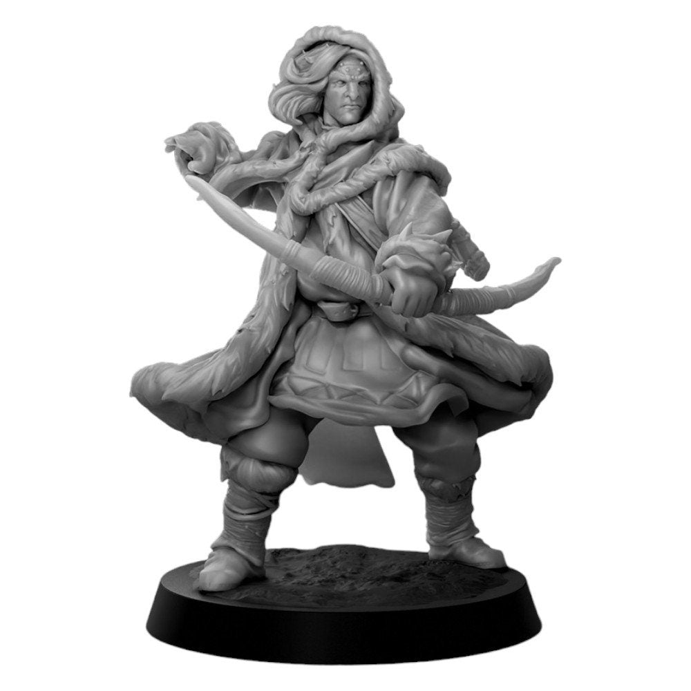 Cronan - Archer of Hunter Clan Figure DND 14k + BONUS Print 3D RPG Miniature Gift Idea mini | Dungeons n Dragons D&D | Tabletop | Mammoth