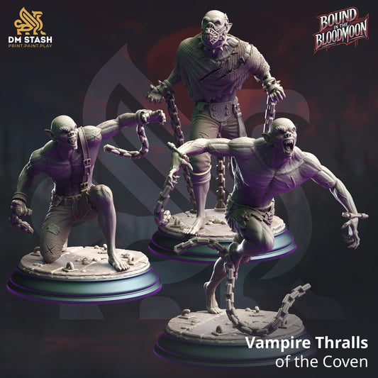 Vampir Thralls of the Coven Beasts Figur 14k + Base Print 3D RPG Miniatur Geschenkidee Mini | Dungeons & Dragons DND Tabletop | DM Stash