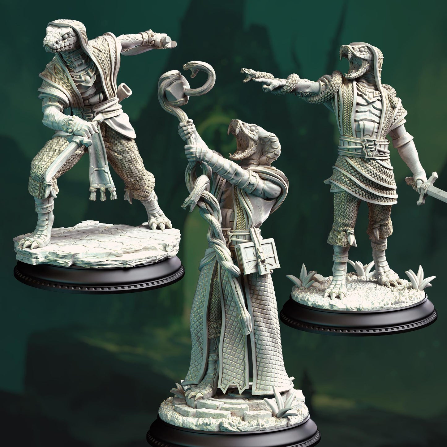 Shyasara Snakemen Cultists Warriors Rogue