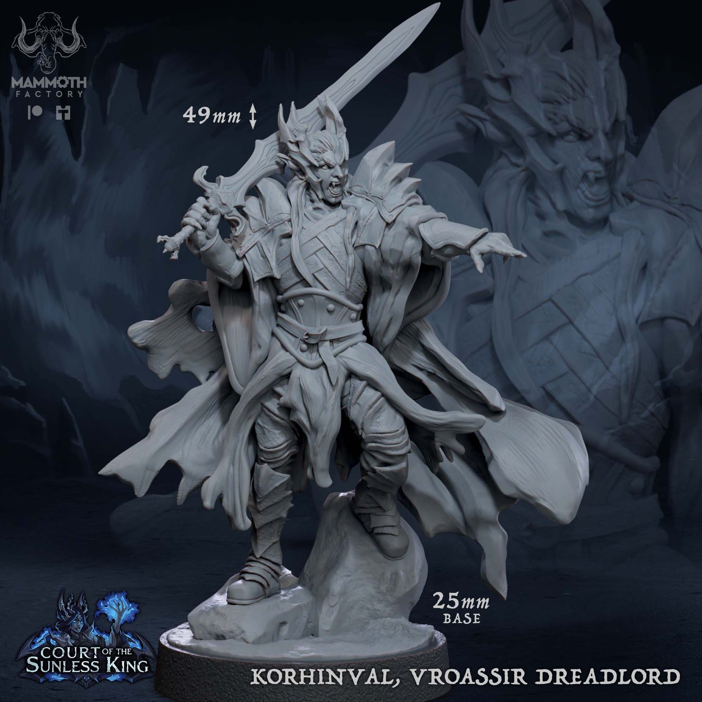 Korhinval Schreckenslord Vampir – Untoter Paladin Kriegsherr Darkblade Kommandant