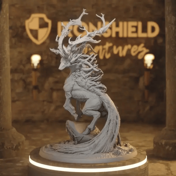 Loriantha DnD miniature 360 turntable animation