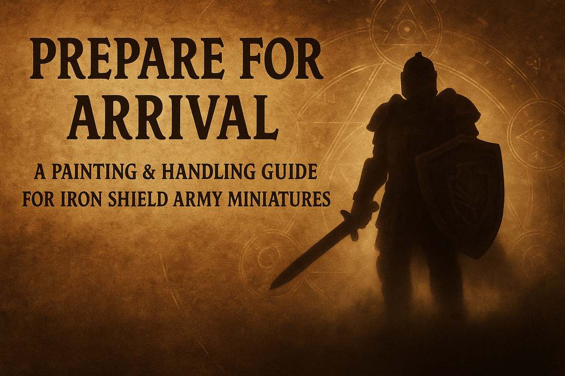 Prepare for Arrival - A Painting & Handling Guide for Iron Shield Army Miniatures