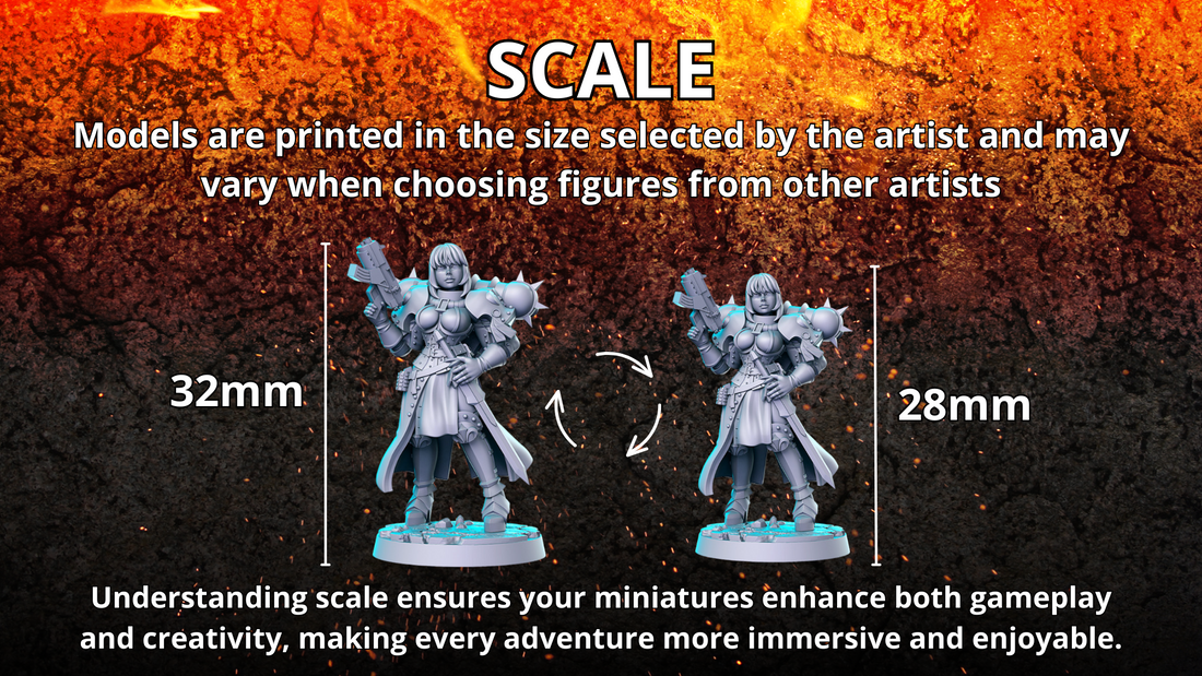 Understanding Scale in Dungeons & Dragons Miniatures: A Guide for Gamers and Collectors