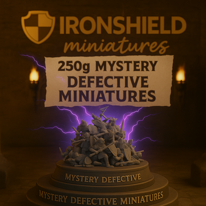Sachet Mystère – 250 g de miniatures défectueuses et mal imprimées