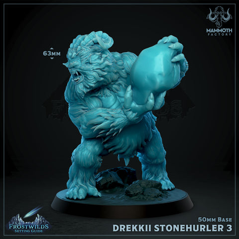 Yeti Monkey Beast Giant Stone
