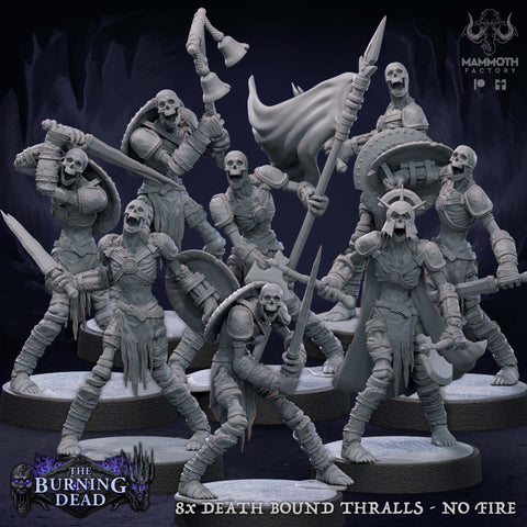 Thralls Dead Skeleton Undead 8 Figures