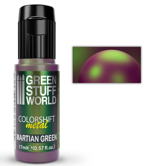 Green Stuff World Colorshift Chameleon Paint Martian Green 17ml