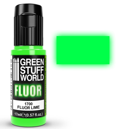 Green Stuff World Fluor Paint Lime 17ml