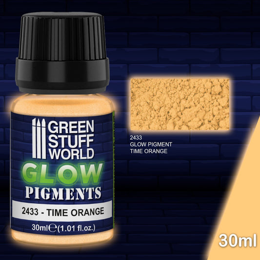 Green Stuff World Glow in the Dark Pigment Time Orange 30ml