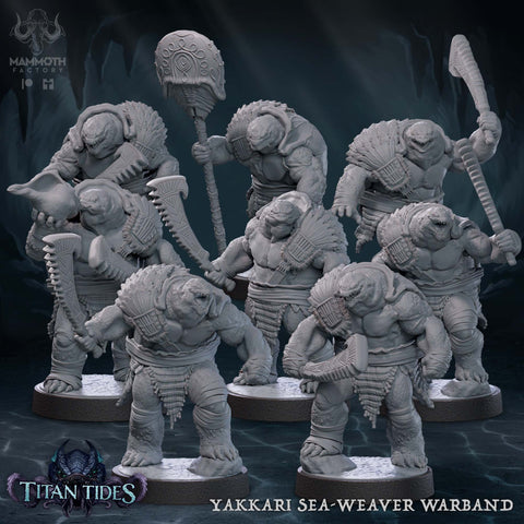 Yakari Amphibians Marine Army Set 8 Figures