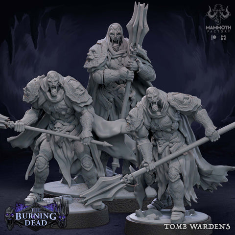 Tomb Warden Guardians of the Dead 3 Figures