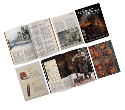 Orcish Incursion - DND 5e Starter Campaign - Full Set 15 Figures + Maps + Characters Sheets D&D