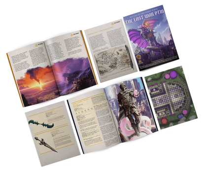 The Siege of Nirloom - DND 5e Starter Campaign - Full Set 15 Figures + Maps + Characters Sheets D&D