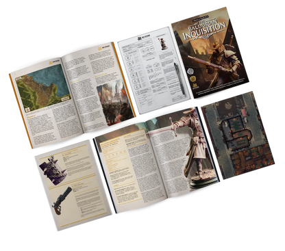 The Baldurian Inquisition - DND 5e Starter Campaign - Full Set 16 Figures + Maps + Characters Sheets D&D