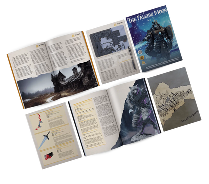 The Thawing Dead - DND 5e Starter Campaign - Full Set 12 Figures + Maps + Characters Sheets D&D