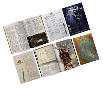 Shadow Over Nordheim - DND 5e Starter Campaign - Full Set 19 Figures + Maps + DnD miniature 3D printed resin figure alternate angle