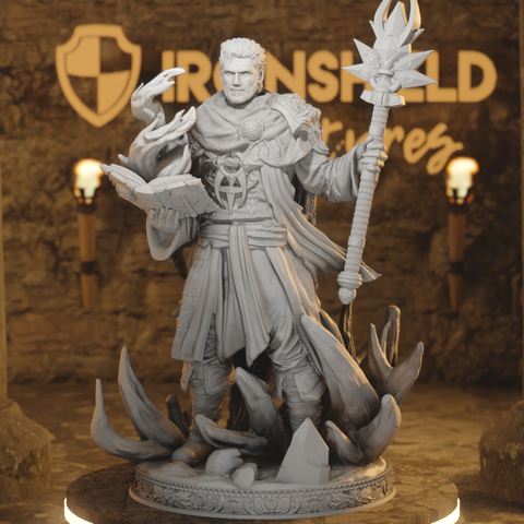 Human Wizard Loremaster - Aaron Mage Wizard Sorcerer