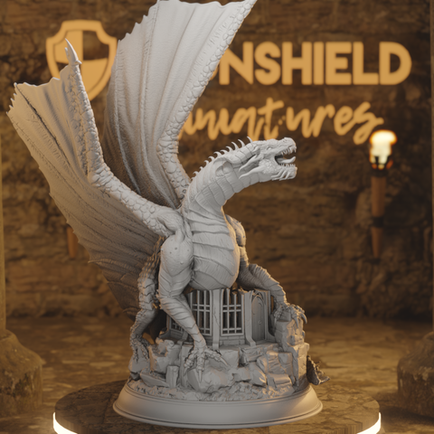 Aurestie, der uralte goldene Drache
