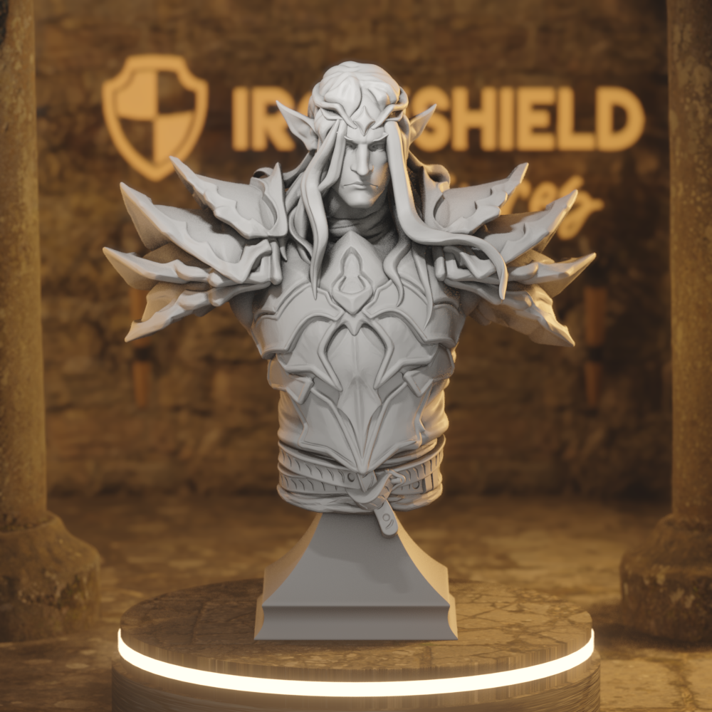 Dark Descent - Lowtown Collection - Anvarri Dralfar Knight Bust
