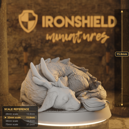 Baby Bambelin 1 Fey DnD miniature 3D printed resin tabletop RPG figure