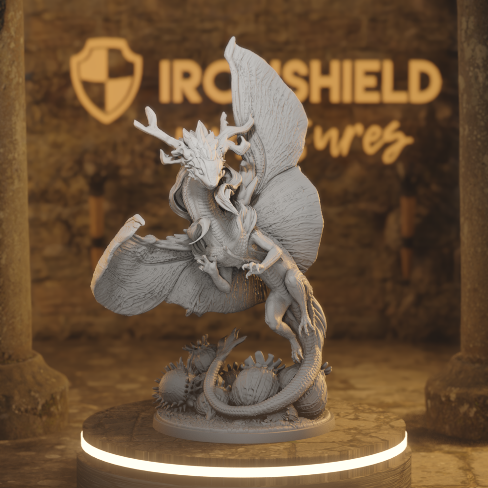 Bambelin 1 Fey DnD miniature 3D printed resin tabletop RPG figure
