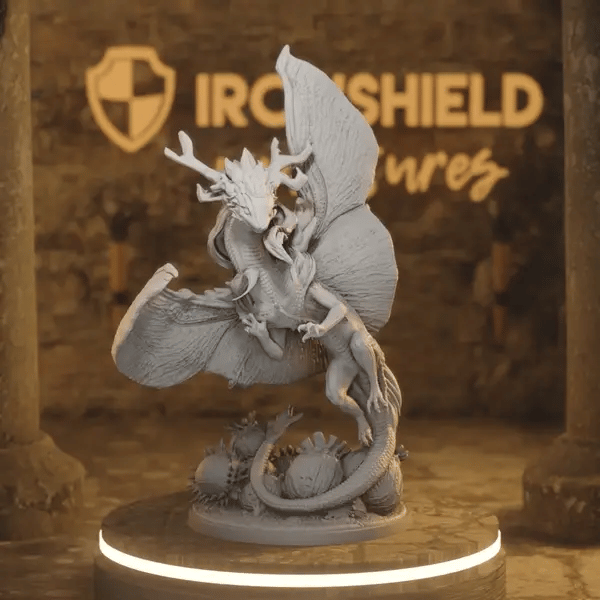 Bambelin 1 DnD miniature 360 turntable animation