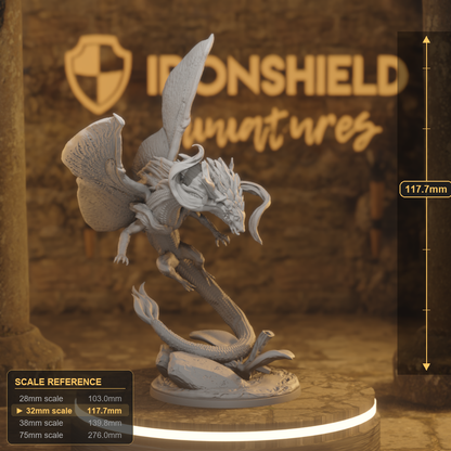 Bambelin 2 Fey DnD miniature 3D printed resin tabletop RPG figure