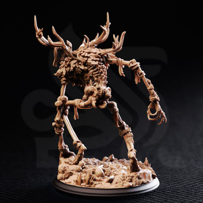 Beinvaettr - Undead Bone Wight Monster 3D printed miniature detail view tabletop RPG