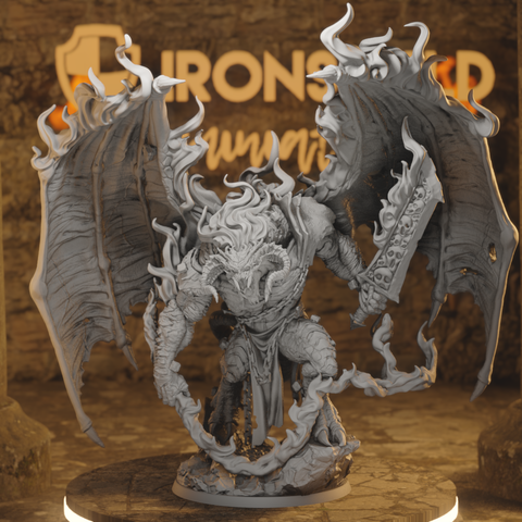 Beleth Archfiend - Winged Demon Lord Greatsword Hellswake Boss Monster