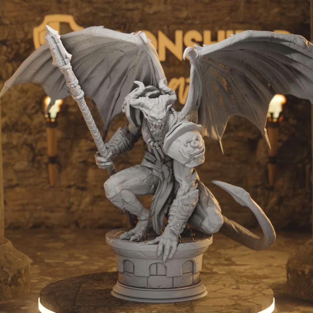 Crimson Masquerade - Bell Gargoyle