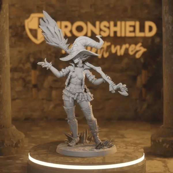 Berryheather Goode DnD miniature 360 turntable animation