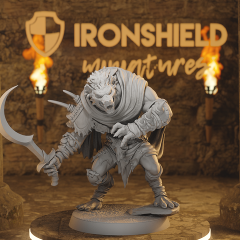 Boneyard Gnoll - Sickle-Wielding Gnoll Marauder Warrior of Bloodstone Valley