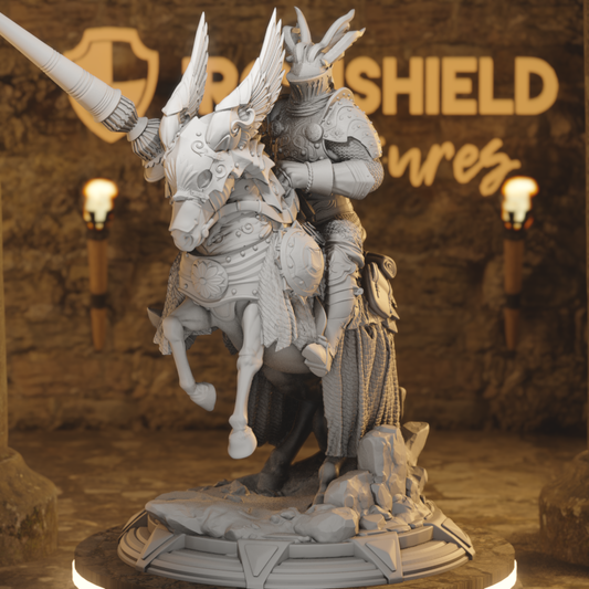 Gothic Knight - Brax Attican on Horse