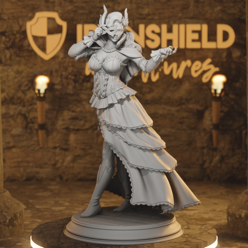 Carmine – Drow Masquerade Diva Assassin