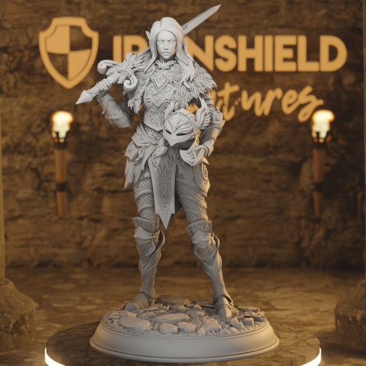 Fey Elf Female Paladin Fighter Druid - Celathyn