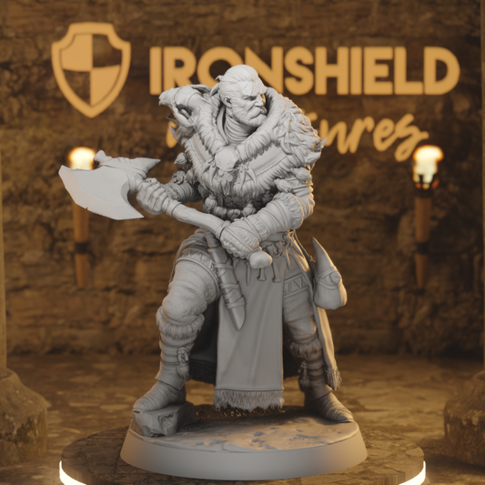 Clan Warrior 1 – Tribal Barbarian Axe Berserker