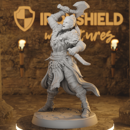Clan Warrior 2 – Viking Female Berserker Fighter