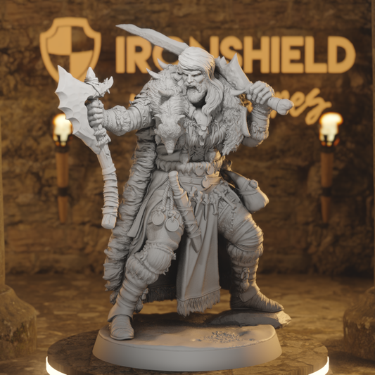 Clan Warrior Leader – Viking Warchief Elder Tribal Axe