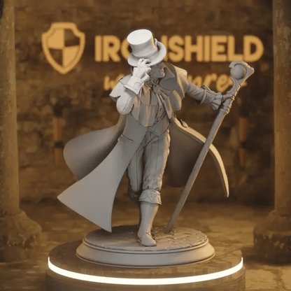 Cobalt Fairfax DnD miniature 360 turntable animation
