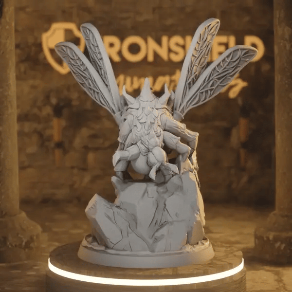 Corpse Bloater 02 DnD miniature 360 turntable animation