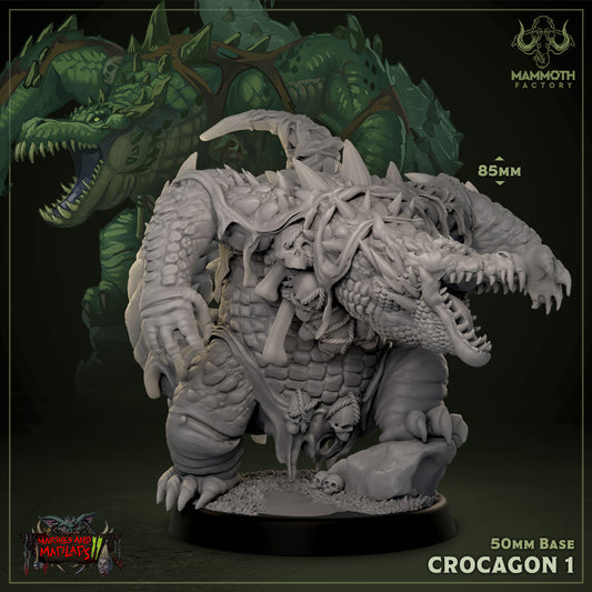 Crocagon Monster Crocodile Warrior