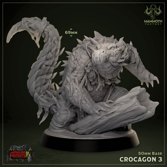 Crocagon 3 Monster Crocodile Warrior