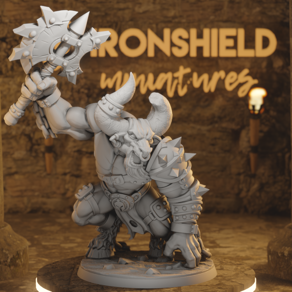 Taumachos - Minotaur Gladiator Beast Bull