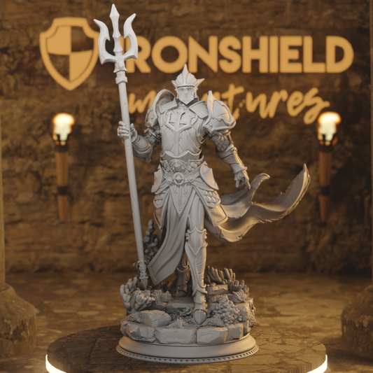Cylantros Azurius – Knight Paladin with Trident Plate Warrior