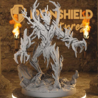 Deeproot Stalker 1 Plant DnD miniature 3D printed resin tabletop RPG figure