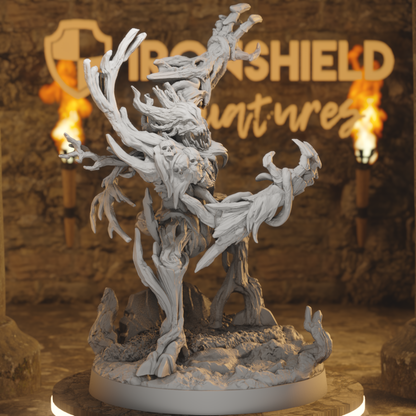 Deeproot Stalker 3 Plant DnD miniature 3D printed resin tabletop RPG figure